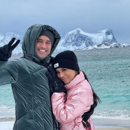 Lexa compartilha momentos românticos em viagem pela Noruega ao lado do namorado Ricardo Vianna (Foto: Instagram)