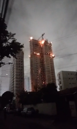 Corpo de Bombeiros confirma controle das chamas. (Foto: Instagram)