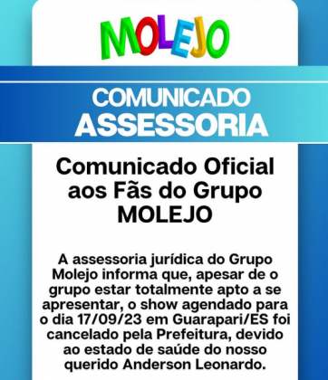 A banda Molejo é conhecida por seus sucessos no cenário musical brasileiro. (Foto: Instagram)