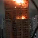 Neoenergia Pernambuco também foi acionada ao local. (Fonte: Twitter)