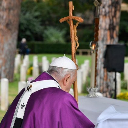 Durante sua homilia, o pontífice abordou a importância do perdão. (Foto Divulgação)