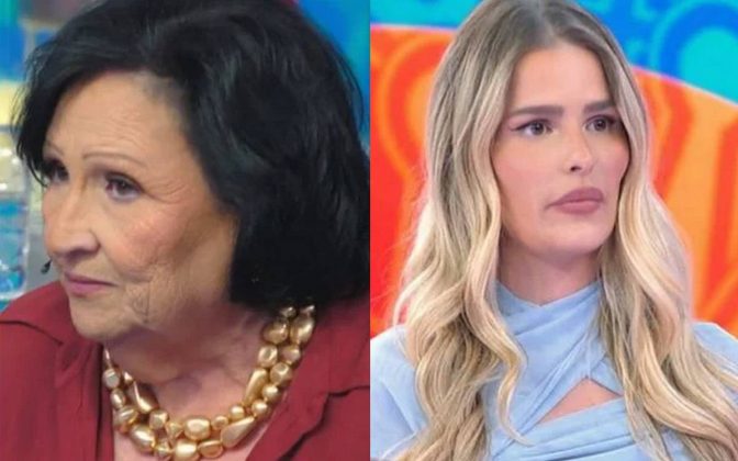 BBB 24: Déa Lúcia se pronuncia sobre polêmica com Yasmin Brunet no 'Domingão'. (Foto: TV Globo)