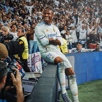 O jogador Vinícius Júnior recebeu um importante gesto de apoio. (Foto Instagram)