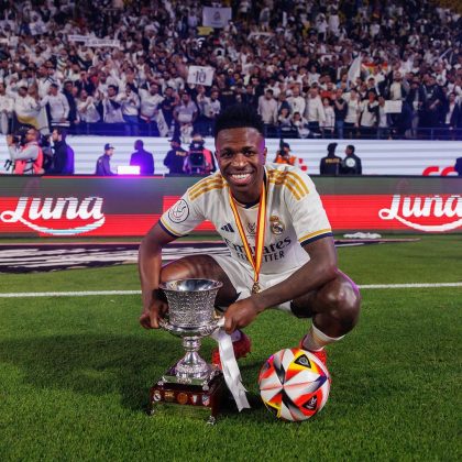 O jogador Vinícius Júnior foi alvo novamente de ataques racistas. (Foto Instagram)