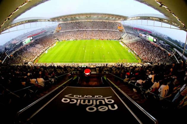 Arena Corinthians em dia de jogo. (Fonte: Instagram)