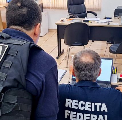 A ação é uma operação da divisão de vigilância da Receita Federal. (Fonte: Instagram)