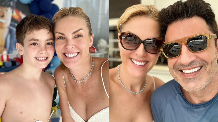 Edu Guedes celebra aniversário do enteado e enaltece Ana Hickmann: "Exemplo de mulher batalhadora" (Foto: Instagram)