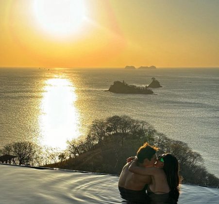 Na legenda, Prattes se limitou a escrever "Pura vida", emoji de coração e a localização da viagem, Fernando de Noronha. (Foto: Instagram)