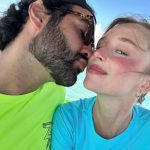 A atriz de 22 anos compartilhou um álbum de fotos do casal, expressando profundo amor e gratidão pela união. (Foto: Instagram)