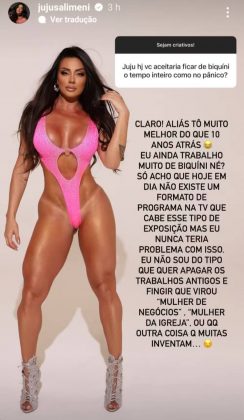 A apresentadora ficou ainda mais fã após o treino. (Foto: Instagram)