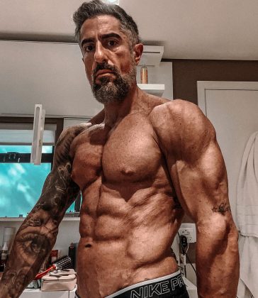 Na legenda, Mion celebrou o "melhor shape da vida". (Foto Instagram)