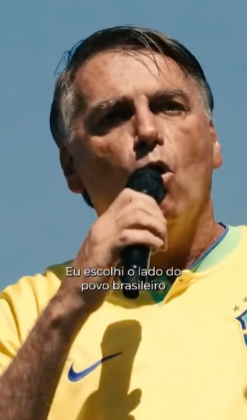Bolsonaro planeja nova manifestação em Joinville. (Foto: Instagram)