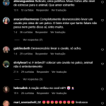 O cavalo dançou no palco ao som da primeira música do show. (Foto: Instagram)