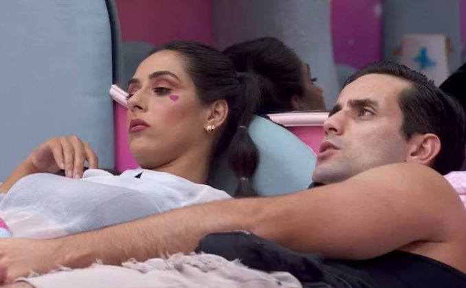 Matteus disse que o affair com Deniziane acabou lhe prejudicando no game. (Foto: TV Globo)