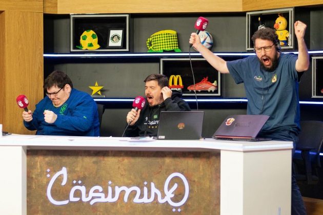 Casimiro começou a ganhar destaque primeiramente no canal Esporte Interativo. (Fonte: Instagram)