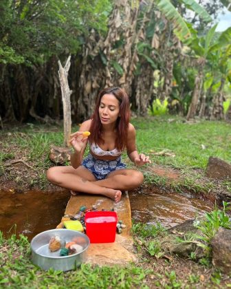 Anitta em um momento de descanso. (Fonte: Instagram)