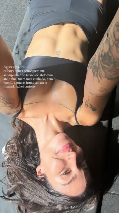 Bianca Andrade, que faz o maior sucesso nas redes socais, entregou qual o segredo para manter a barriga chapadérrima. (Foto: Instagram)