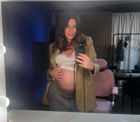 Fernanda Paes Leme exibe barrigão de nove meses: “Toda inchada” (Foto: Instagram)