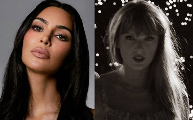 Kim Kardashian perde a paciência por volta de polêmica com Taylor Swift, diz revista. (Fotos: Instagram)