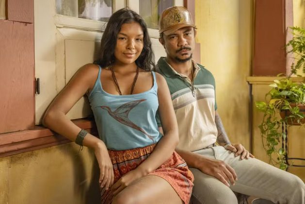 Eles vivem os personagens Rita de Cássia e Damião na novela das 9. (Foto: TV Globo)