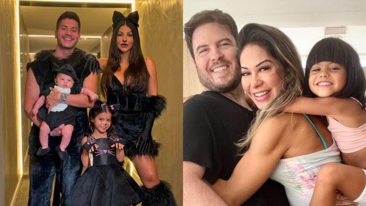 Filha de Arthur Aguiar e Maíra Cardi chama Thiago Nigro de “papai”; Namorada do ator reage (Foto: Instagram)