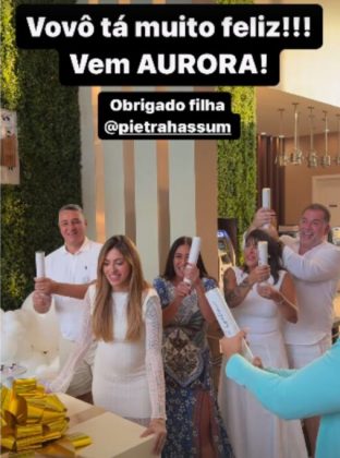 Pietra Hassum, filha do humorista, está grávida de uma menina. (Foto: Instagram)