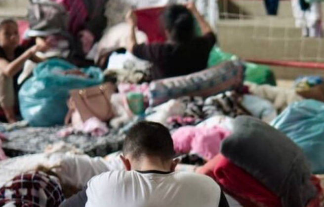 Primeiras unidades de habitação emergencial doadas pela ONU chegam ao RS. (Foto: Instagram)