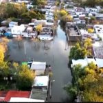 Nível da Lagoa dos Patos sobe 20 cm em 24h e iguala recorde de 1941. (Foto: Reprodução video Instagram)