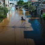 O nível do rio Guaíba está em 5,4 m. (Foto: Instagram)