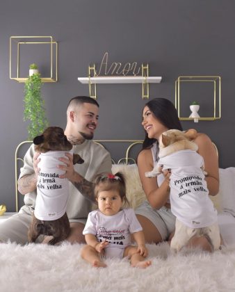 Jottapê e Estefany Boro anunciam que estão esperando segundo filho: "Família aumentou" (Foto: Instagram)