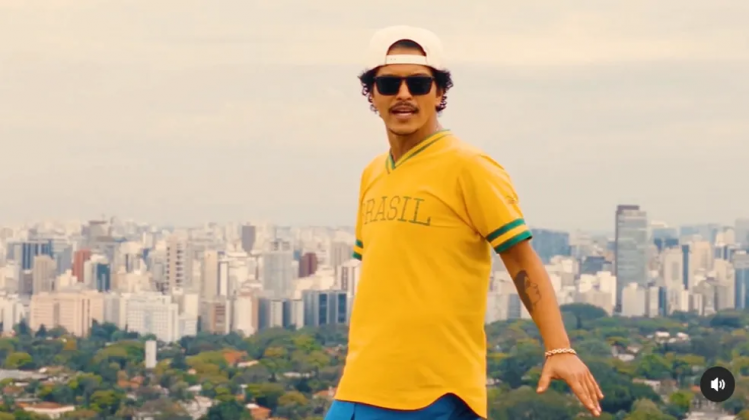 O show em Belo Horizonte foi o último de Bruno Mars no Brasil. (Foto: Instagram)