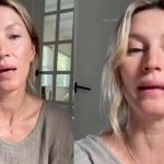 Gisele Bündchen chora com enchentes no RS e faz apelo na web: "De partir o coração". (Foto: Instagram)