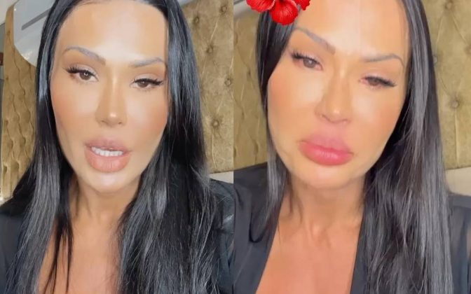 Gracyanne Barbosa recusa novo presente de admirador secreto: "Coração fechado". (Foto: Instagram)