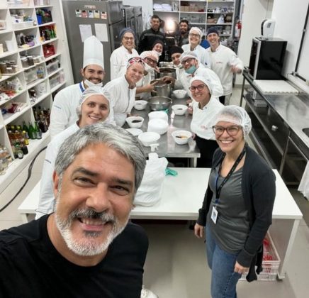Bonner disse que o barulho atrapalhava o trabalho. (Foto: Instagram)
