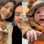 Arthur Aguiar encanta ao exibir filho vestido de leãozinho: “Explosão de fofurômetro”. (Foto: Instagram)