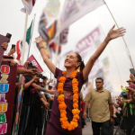 Sheinbaum prometeu continuar o legado de López Obrador. (Foto: Instagram)