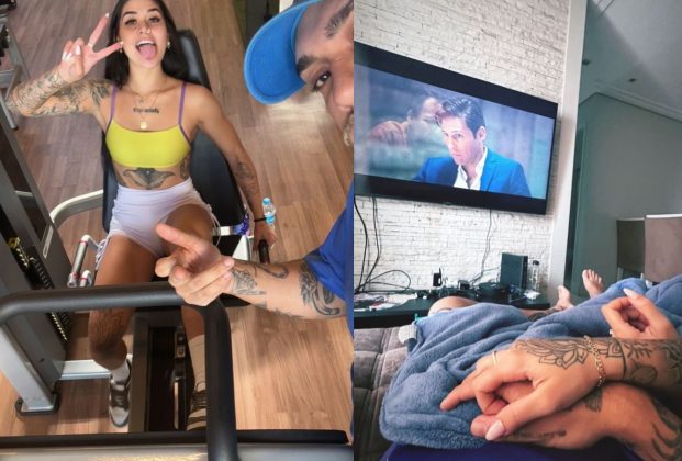 MC Binn assume romance com tatuadora. (Foto: Instagram)