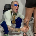 MC Daniel platina cabelo e precisa raspar cabeça por sofrer corte químico (Foto: Instagram)