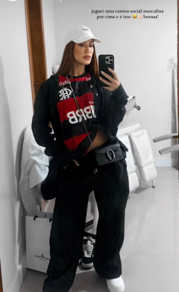 Comentários e emojis sugestivos entre Thaisa e Gabigol nas redes sociais sugerem um romance em desenvolvimento. (Foto: Instagram)