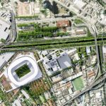 Projeto inicial da arena mostra como ficará o estádio no Gasômetro, prometendo ser um marco da engenharia. (Foto: Instagram)