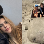 Rodrigo Hilbert impressiona ao construir carro de areia para a filha em praia (Foto: Instagram)