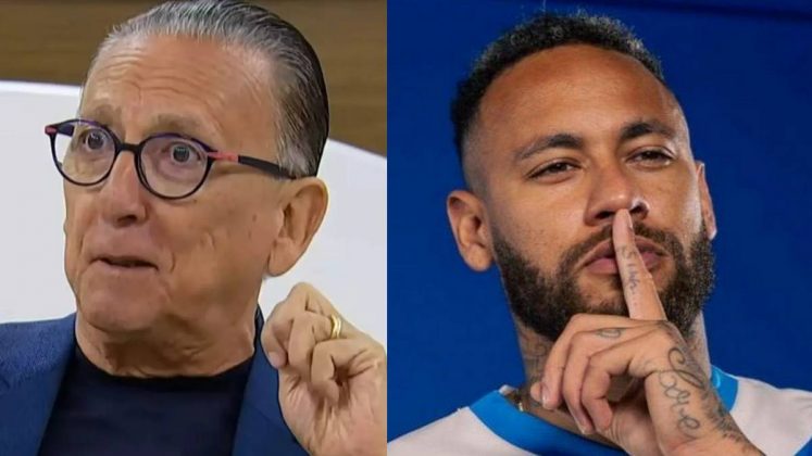 Ele transmitiu um jogo da Seleção Brasileira na plataforma. (Foto: Instagram)