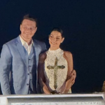 Michel Teló e Thaiz Fersoza fazem renovação de votos no Cristo Redentor. (Foto: Reprodução Instagram)