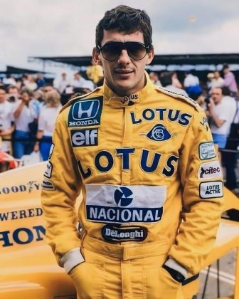 O casal estava junto no momento do acidente fatal de Ayrton. (Foto: Instagram)