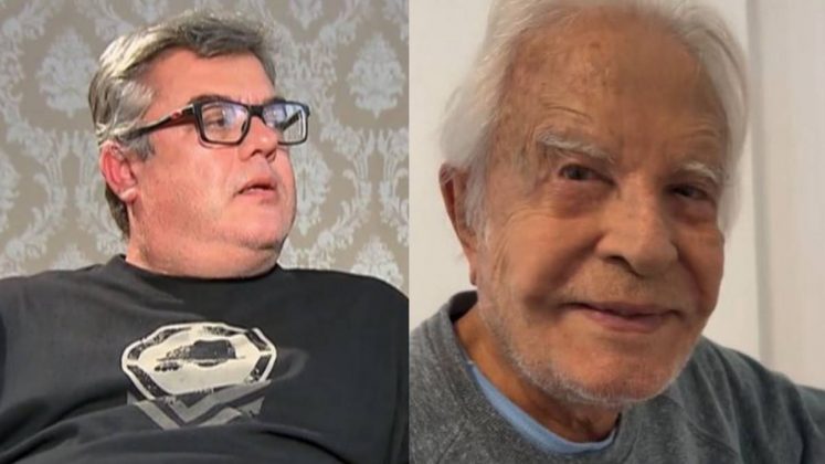 Filho de Cid Moreira desabafa sobre morte do pai e dispara: "Não me conheceu". (Fotos: Folha de S. Paulo/Instagram)