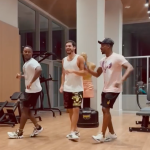 Nicolas Prattes mostra que tem samba no pé durante aula. (Foto: Instagram)