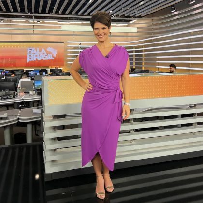 Mariana Godoy foi uma das âncoras mais longevas do telejornal, comandando a bancada de 2001 a 2010. (Foto Instagram)