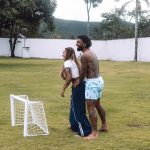 Gabigol compartilha álbum romântico ao lado de Rafaella, irmã de Neymar (Foto: Instagram)