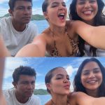 Giulia Buscacio e Xamã também nas fotos. (Foto: Instagram)