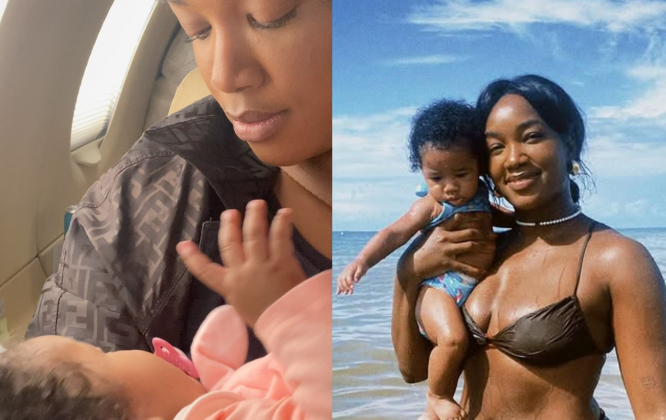 Iza compartilha momentos com a filha Nala e internautas reagem: "A cara do pai" (Foto: Instagram)